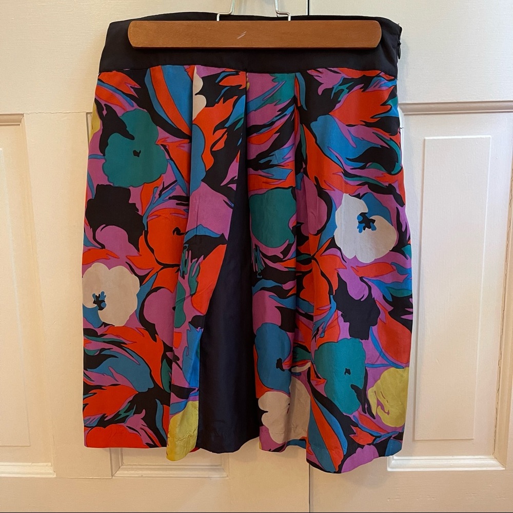 Anthropologie Silk Skirt size 2